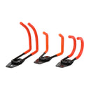 5 PCS Ganchos de armazenamento para serviços pesados ​​Ferramentas de organização de garagem para montagem em parede dupla