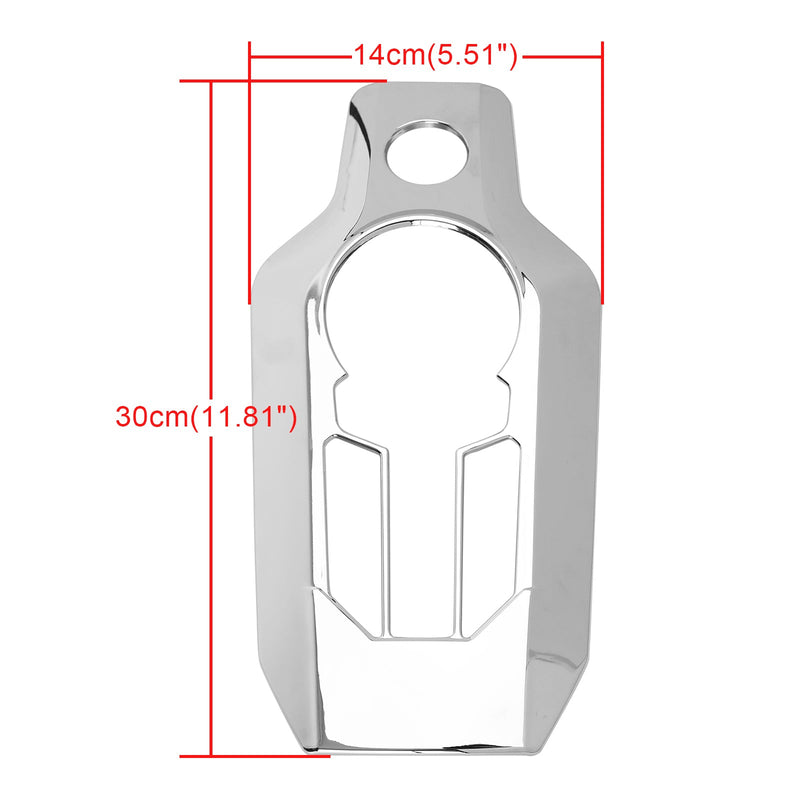 Cubierta del panel del interruptor de la consola central cromada para Honda Goldwing GL1800 2018-2020 genérico