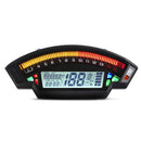 Velocímetro digital TFT preto universal para motocicleta 14000RPM retroiluminação odômetro genérico