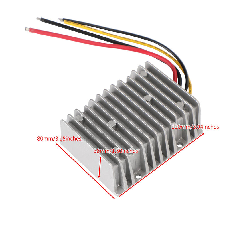 10A 480W vattentät DC/DC-omvandlare strömförsörjningsregulator 24V nivå upp till 48V