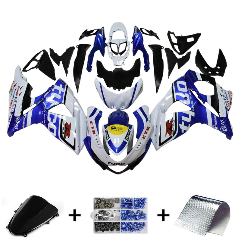 2009-2016 Suzuki GSXR 1000 K9 Zestaw owiewek wtryskowych Korpus Plastik ABS