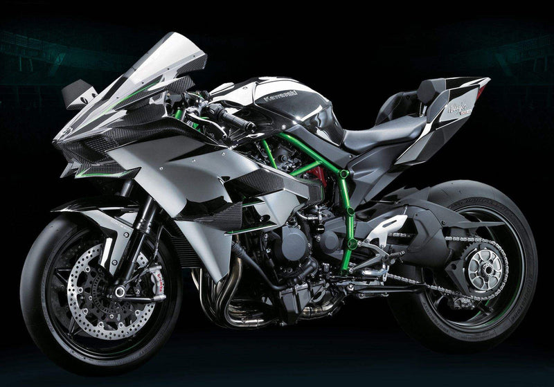 Amotopart kåpa set för Kawasaki Ninja H2 2015-2022 kaross ABS