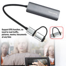 Dokovací stanice Type-C+USB Interface Hub PD100W pro Windows Mac OS Linux