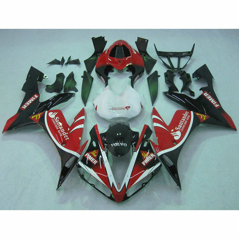 Verkleidung für Yamaha YZF R1 YZF-R1 2004-2006 2005 Rot Schwarz Generisch