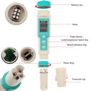 Digitaler 7-in-1-Salzgehalts-PH-TDS-TEMP-SG-EC-ORP-Tester Wasserqualitätsmessgerät