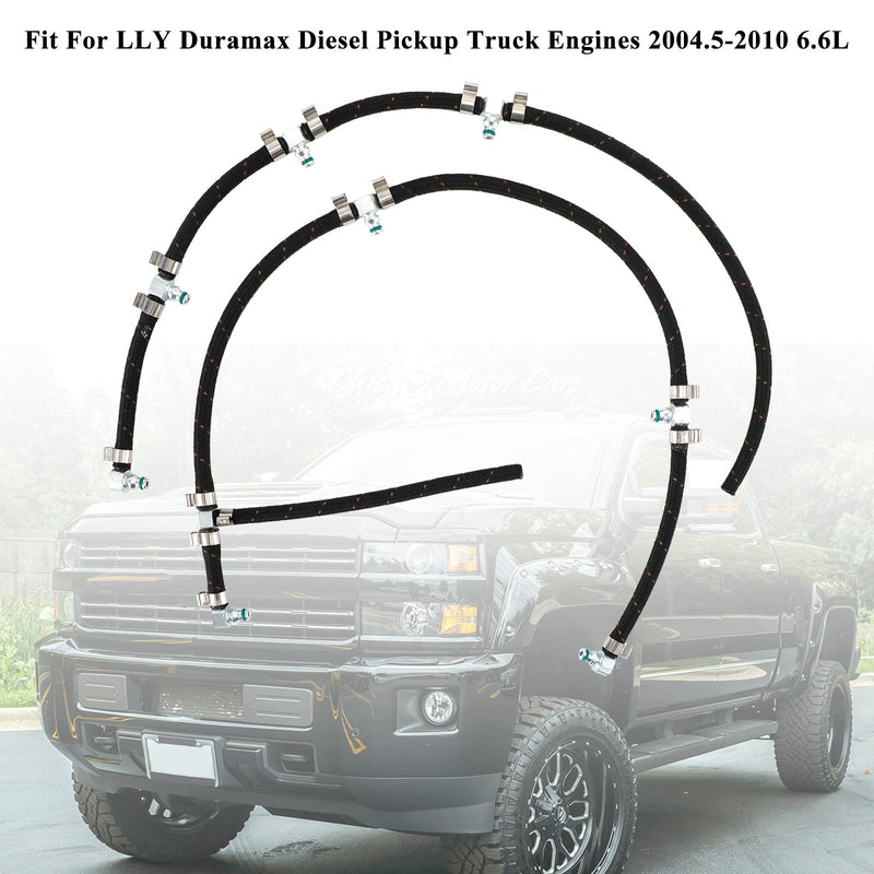 Duramax 2004-2010 6.6L Diesel Truck Engines Kit de línea de retorno de inyector de combustible