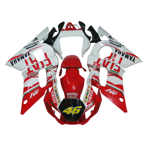 Amotopart kåpa set för Yamaha YZF 600 R6 1998-2002, kropp, plast, ABS