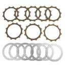 Kupplungssatz Stahl &amp; Reibscheiben passend für Yamaha 5Y1-16321-00 XT550 5Y3 XT550J Generic