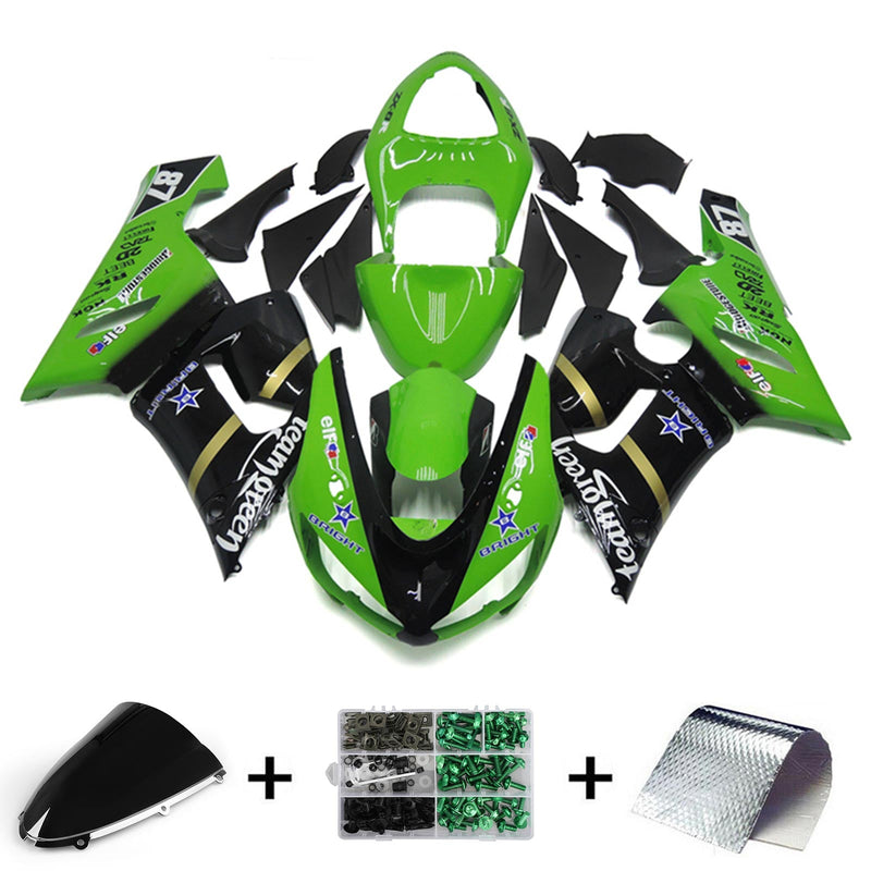 Juego de carenado Amotopart para Kawasaki ZX6R 636 2005-2006, carrocería, plástico, ABS