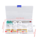 30 stk TIG-svejsning Stubby gaslinse Pyrex kopsæt passer til TIG WP-17/18/26 brænder