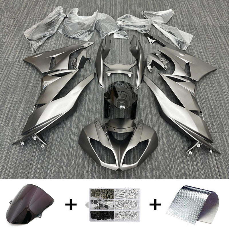 Amotopart kåpa set för Kawasaki ZX6R 636 2009-2012, kropp, plast, ABS