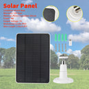 Painel solar portátil IP65 de 4W 5V monocristalino à prova d'água para câmera de segurança
