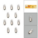 För PHILIPS billampor 12V 2W BA9s 12913CP 10 stycken generisk