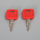 (6) Für John Deere Heavy Equipment Ignition Bagger Loader Dozer Keys