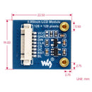 Raspberry Pi 0,85-Zoll-IPS-Bildschirm GC9107-Treiberchip SPI-Schnittstelle LCD-Bildschirm