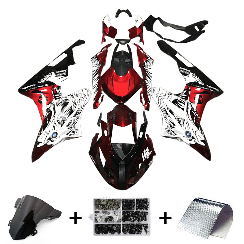 Kit de carenagem Amotopart BMW S1000RR 2015-2016 corpo plástico ABS