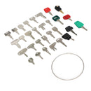 30 nøgler Heavy Equipment Master Sæt Konstruktion Tændingsnøglesæt