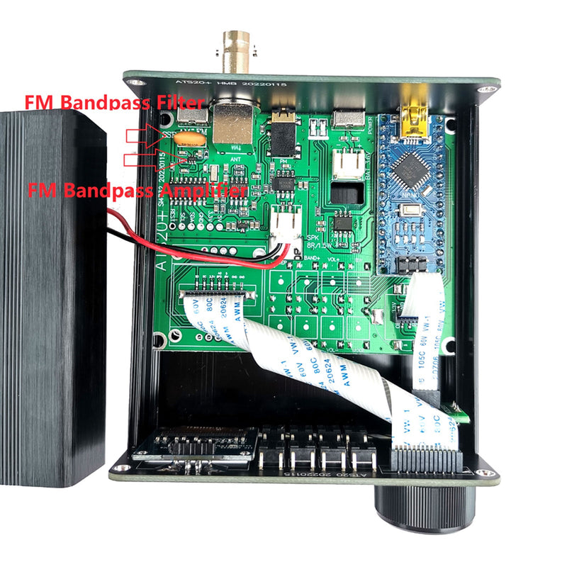 Uusi ATS-20+ Si4732 all-band DSP-radiovastaanotin FM LW MW SW 2,4" kosketusnäytöllä