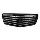 Støtfangergrill foran i blank svart for 2007-2009 Mercedes Benz W211 E350 500