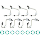 8-osainen polttoainesuuttimen asennussarja ruiskutusletkulla Ford F250-F550 6.4 2008-10