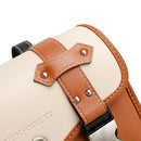 Fargematchende sidesadelveske verktøyveske bagasjeposeoppbevaring PU for motorsykkel