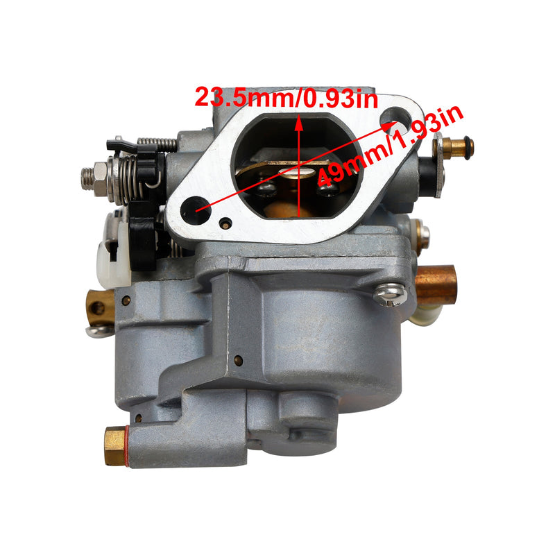 Carburador compatible con motor fueraborda Yamaha de 4 tiempos, 8 CV, 9,9 CV, F8M 68T-14301-11-00