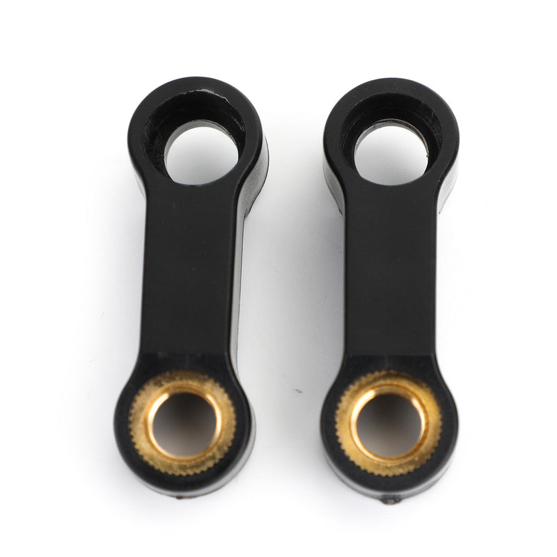 Suporte de extensão de espelho de motocicleta preto 10 mm M10 Fit Honda Genérico