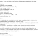 Vandtæt 48V til 5V 20A 100W step down DC/DC strømkonverter regulator