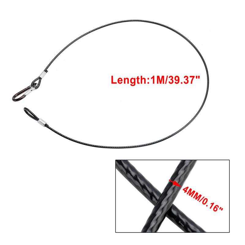 1/5/10 Stück 4 mm dickes Stahldraht-Sicherheitskabel für Bühnen-Klemmstrahllicht