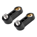 Motorsykkel Plast Speil Extension Riser Extension Sort 10mm - M10 for Yamaha