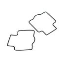Karburator flyderskål pakningssæt til Kawasaki ZX1100 ZX900 ZX600 1989-2005 Generisk