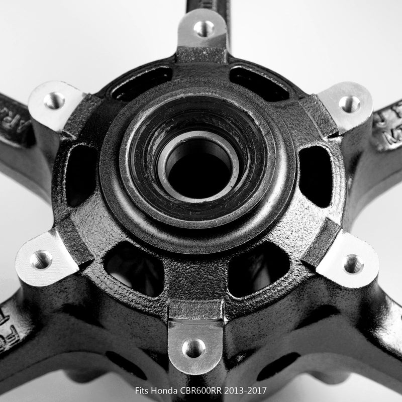 Aro da roda dianteira 17" x 3,5" preto para Honda CBR 600 RR CBR600RR 2013-2017 Genérico