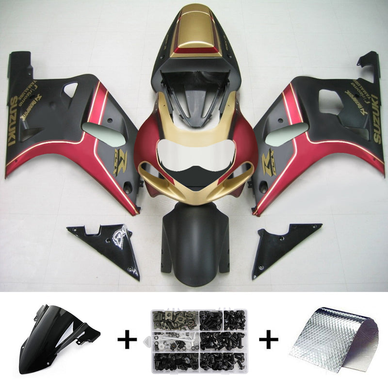 Zestaw owiewek Suzuki GSXR750 2001-2003, korpus, tworzywo sztuczne, ABS