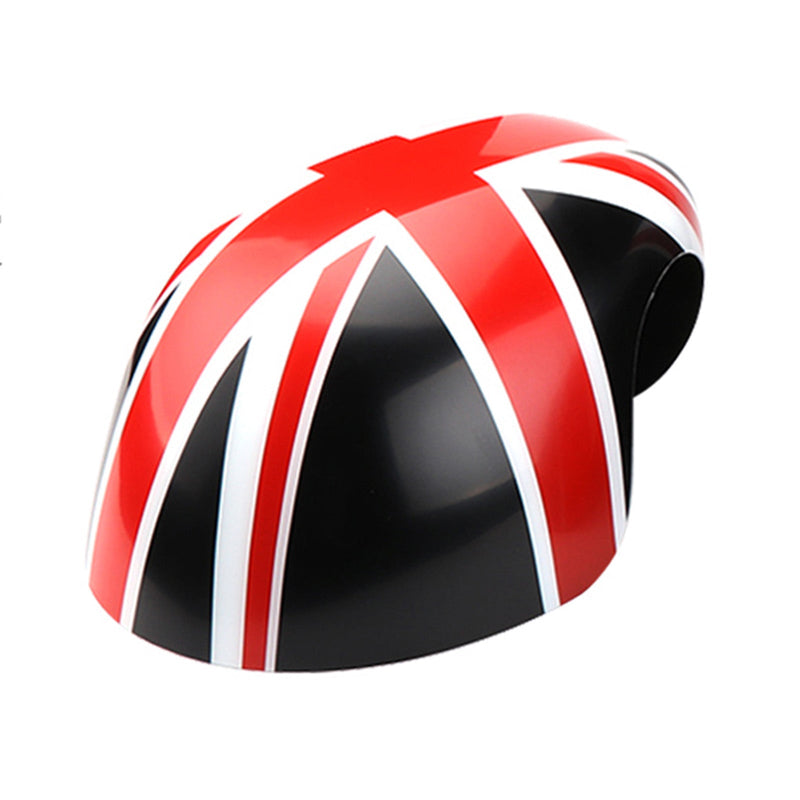 2019-2021 MINI Cooper F54 F55 F56 F57 F60 Union Jack UK Flag Spegelskydd för Svart/Rött Generic