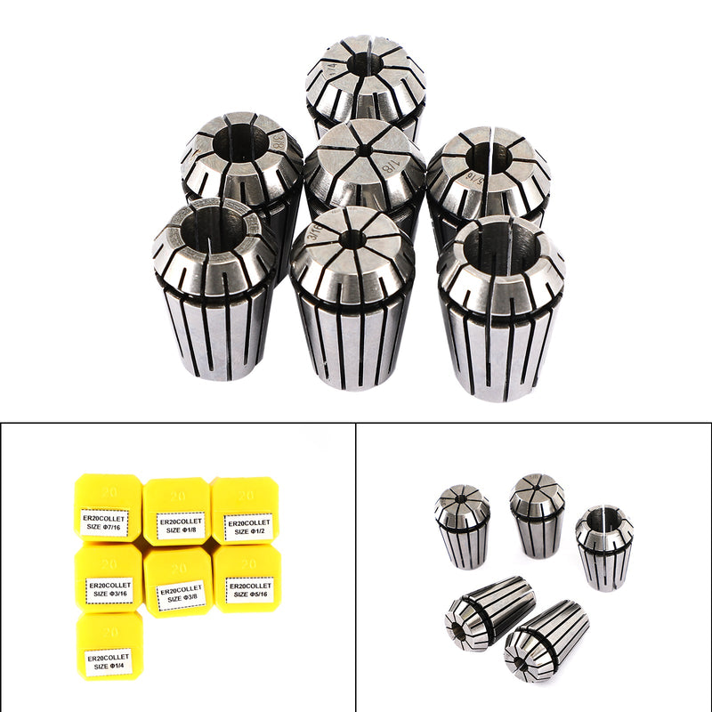 ER20 Spring Collet Set für CNC-Fräsdrehmaschine Graviermaschine