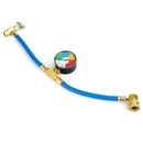 Bil Bil Aircondition AC R134A Kølemiddelpåfyldning Måleslange med måler