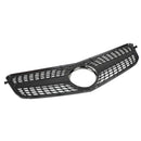 Schwarz Chrom Frontgrill Grill Passend Mercedes-Benz W204 C200 C300 08-14