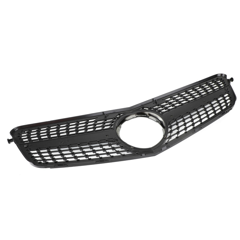 Czarny chromowany grill przedni odpowiedni do Mercedes-Benz W204 C200 C300 08-14