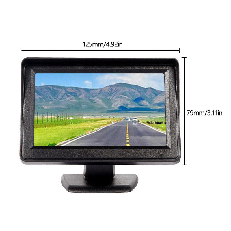 PAL Heckansicht HD -Kamera Anzeige Reverse Monitor 4.3 "TFT LCD Car Monitor NTSC