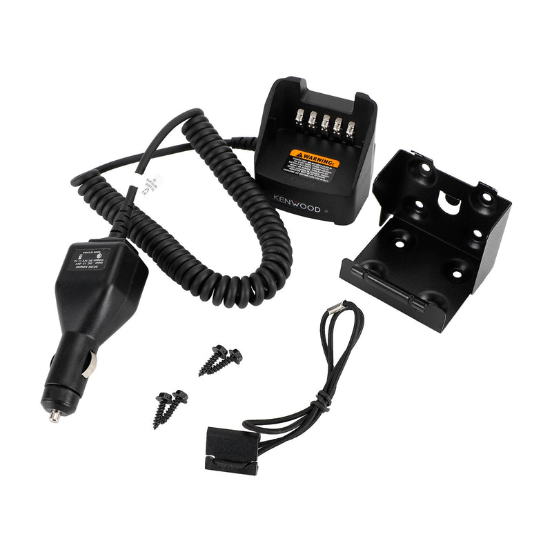 Cargador de batería de coche de 12-24V KVC-14 para radios TK2100 K2140 K2148 K2160 K3178