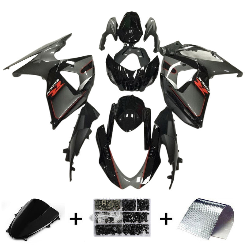 2009–2016 Suzuki GSXR1000 K9 Einspritzverkleidungs-Set, Karosserie, Kunststoff, ABS