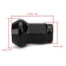 16x schwarze Radmuttern 3/8 "24 für Polaris Ranger RZR 4 XP Sportsman