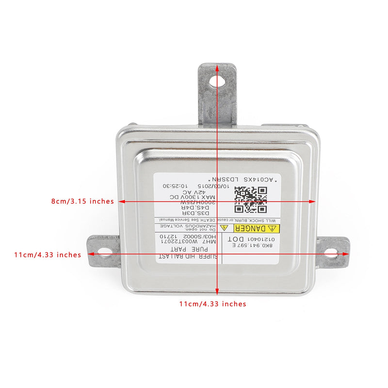 Unidade de controle de lastro de farol de xenônio HID 8K0941597E para Audi/VW genérico