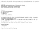 Karburátor Karburátor 15 pro Dellorto Sha 1515 SHA 1412 PUEGEOT 103 MBK 51 AV10