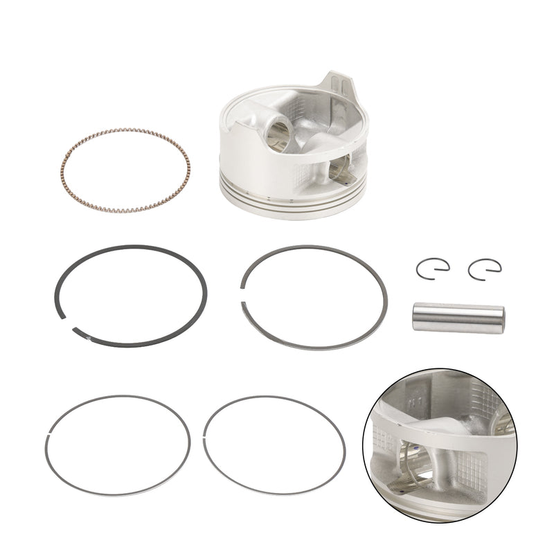 Honda Rancher Trx420 2007-2018 Kit de reconstrucción de anillos de pistón Diámetro estándar 86,5 mm