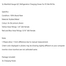 3x fordelermålere A/C køleskabsslanger til R134A R410A