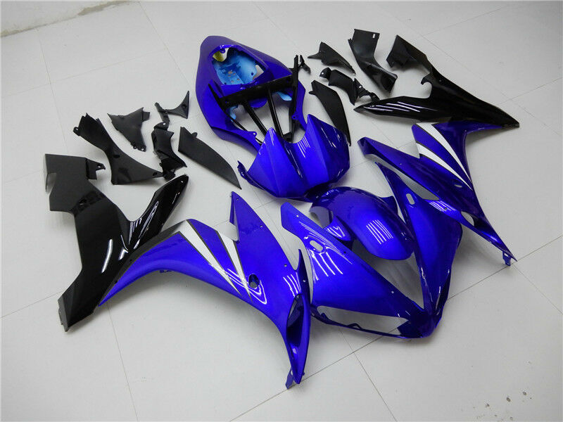 Kit de carenado de plástico de inyección ABS para Yamaha YZF R1 2004-2006 azul brillante genérico