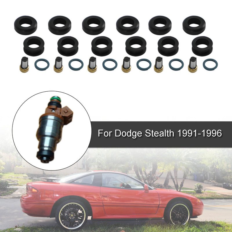 6 STÜCKE Einspritzdüsen Dichtung O-Ring Kit MD164888 passend für Mitsubishi 3000GT INP-014