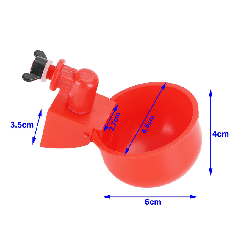 4Pcs Automatische Tränke Geflügel Trinkschale Huhn Feeder Cup Für Huhn