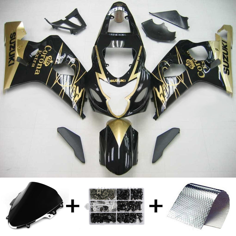 Conjunto de carenagem Suzuki GSXR 600/750 2004-2005 corpo plástico ABS